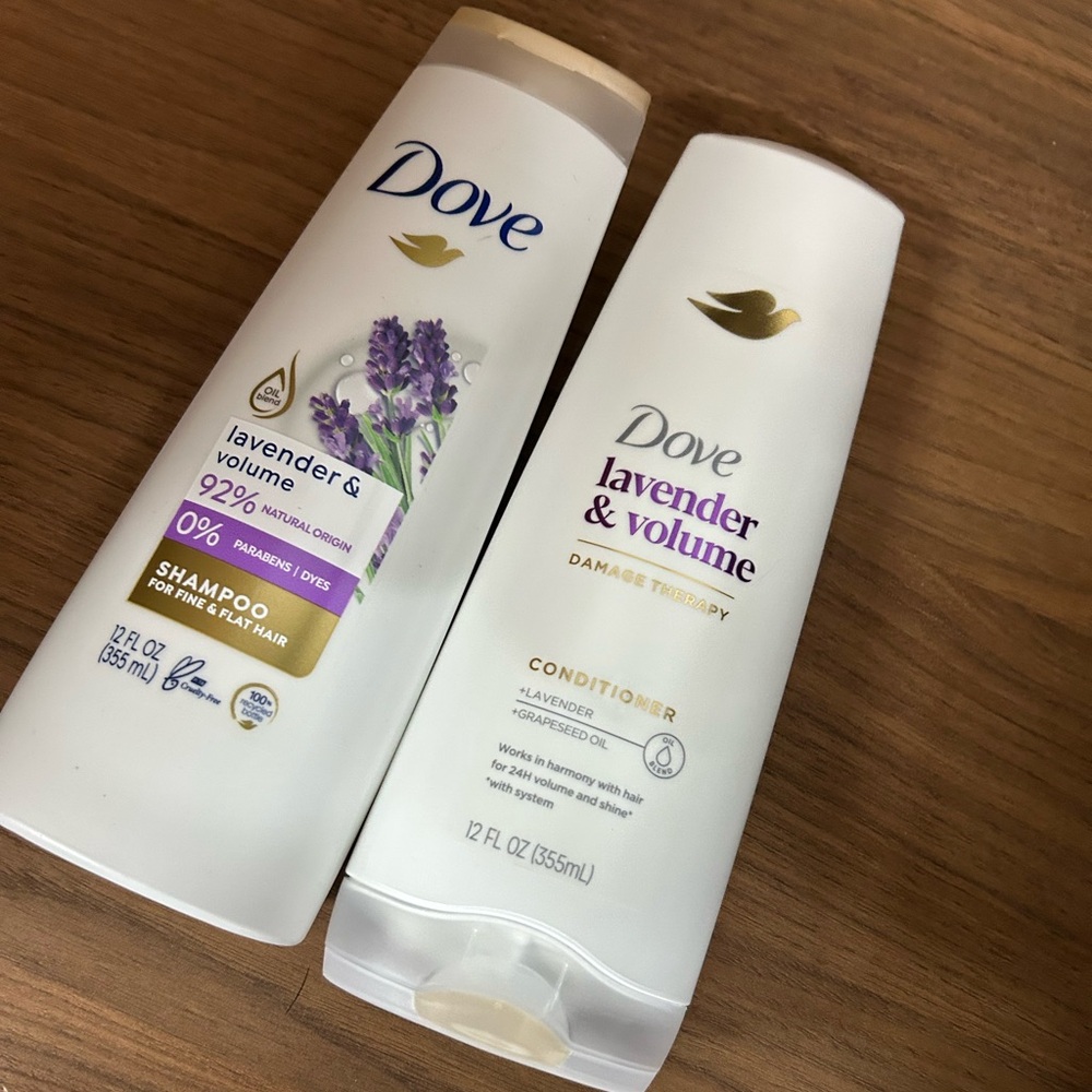 Dove Lavender & Volume Shampoo and Conditioner Set